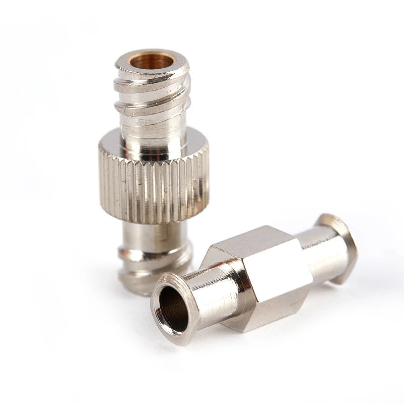 Metal Female to Female Luer Lock Coupler Connector Adapter