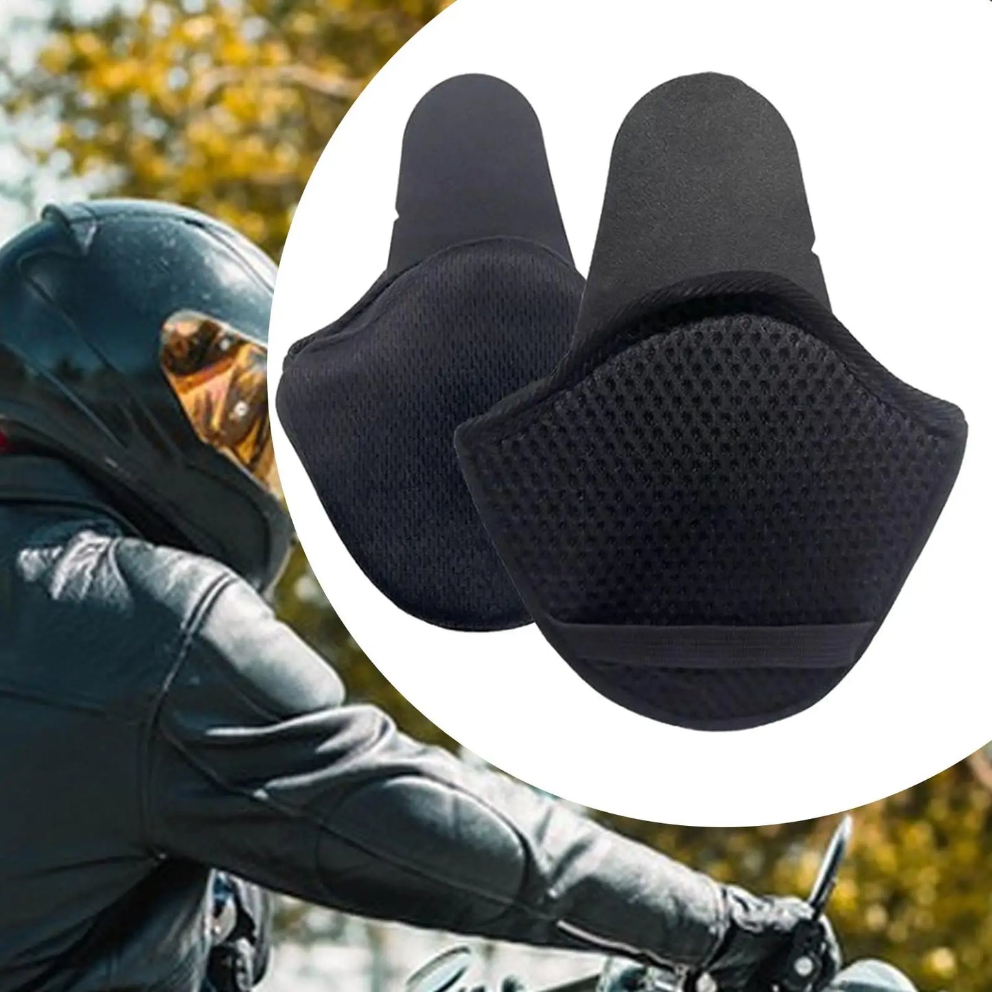 Motorcycle Helmet Earmuffs – Detachable Windproof Winter Ear Pads