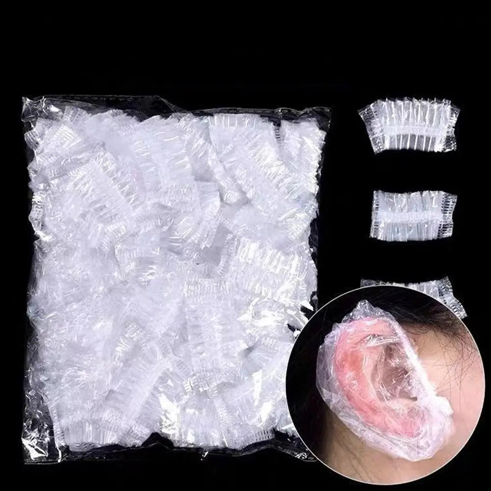 Disposable Waterproof Ear Covers for Hair Dyeing – 100 Pack Peaceful Pleasures Health and Wellness 100PCS