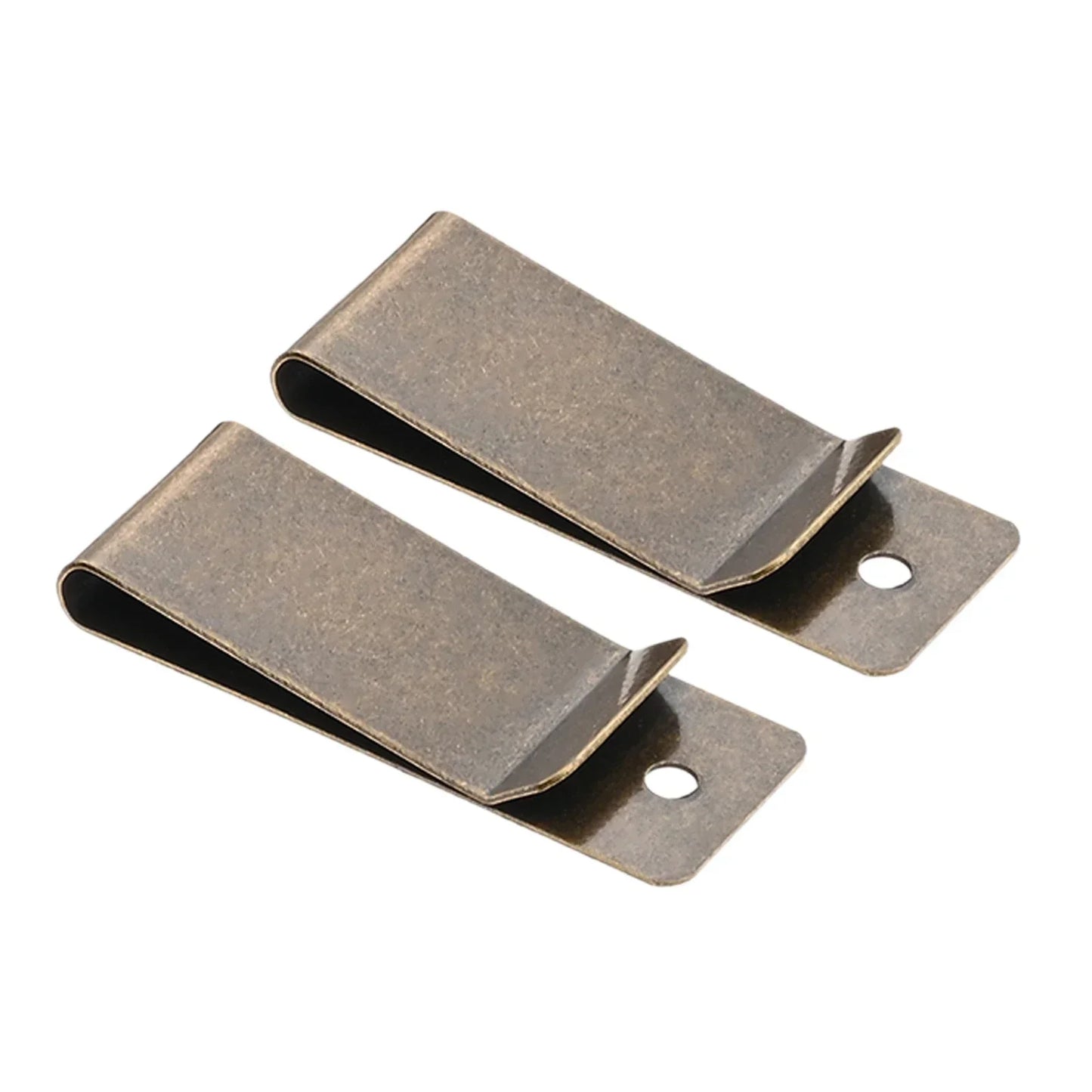 2-Pack Antique Bronze Iron Spring Buckle Sheath Clips DIY