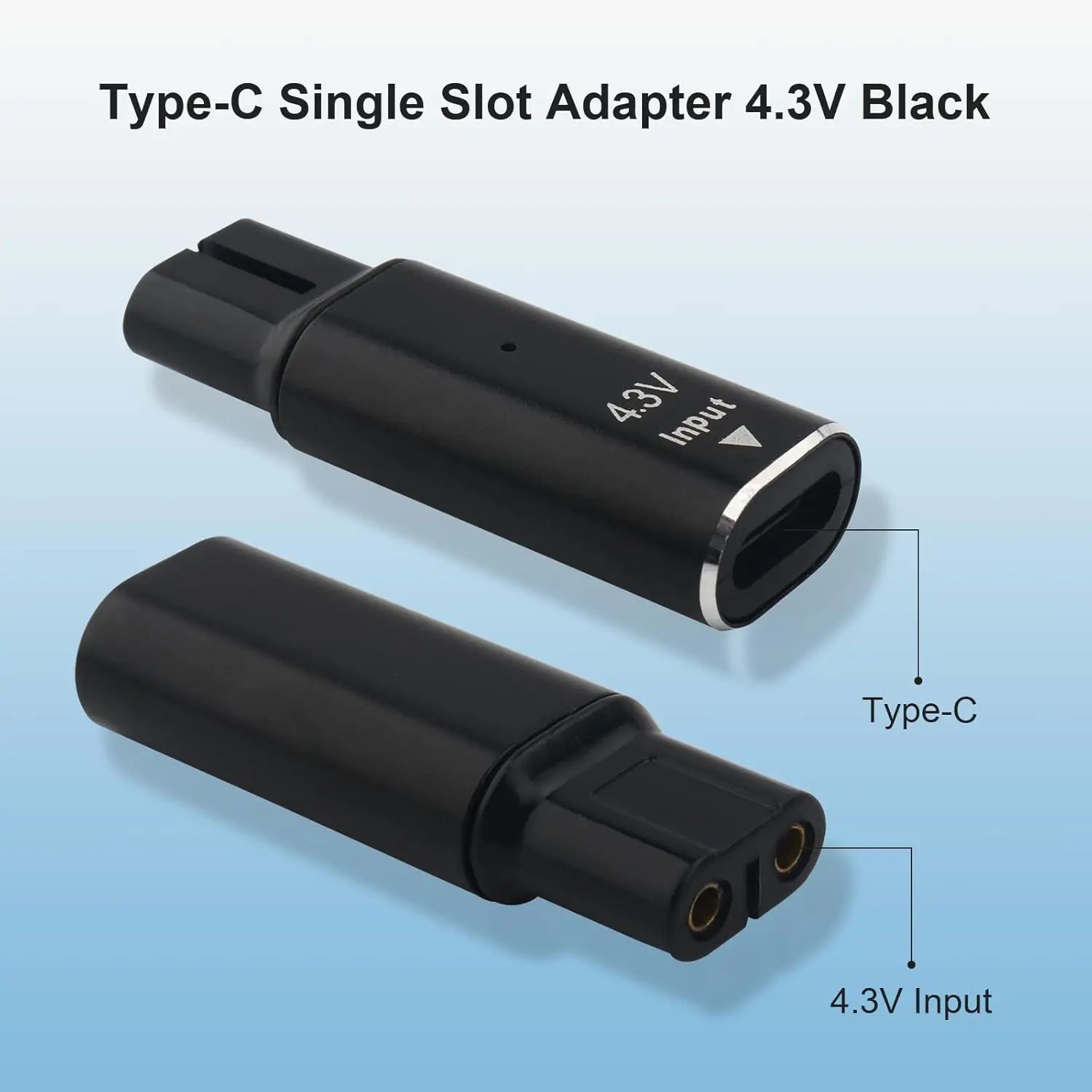 Type-C Charging Adapter for Philips OneBlade QP2520 QP2620 Peaceful Pleasures Health and Wellness