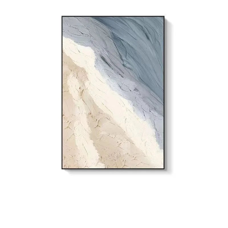 Abstract Hand-painted Canvas Oil Painting, Orange and Gold Foil, Decorative Porch Painting, Modern Luxury Peaceful Pleasures Health and Wellness Without frame 1 60x80cm
