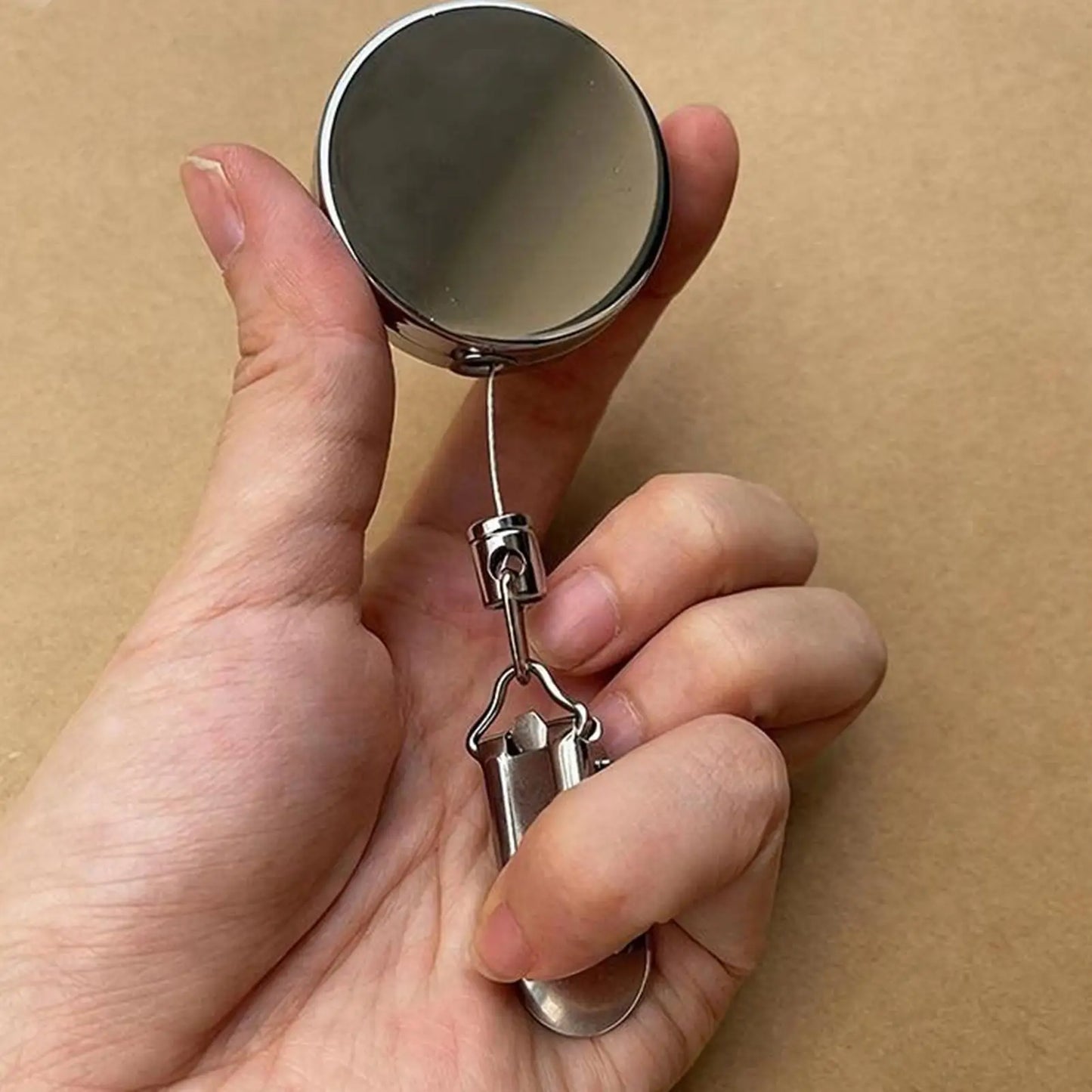 Retractable Towel Clip | Self-Adhesive Wall-Mounted Holder