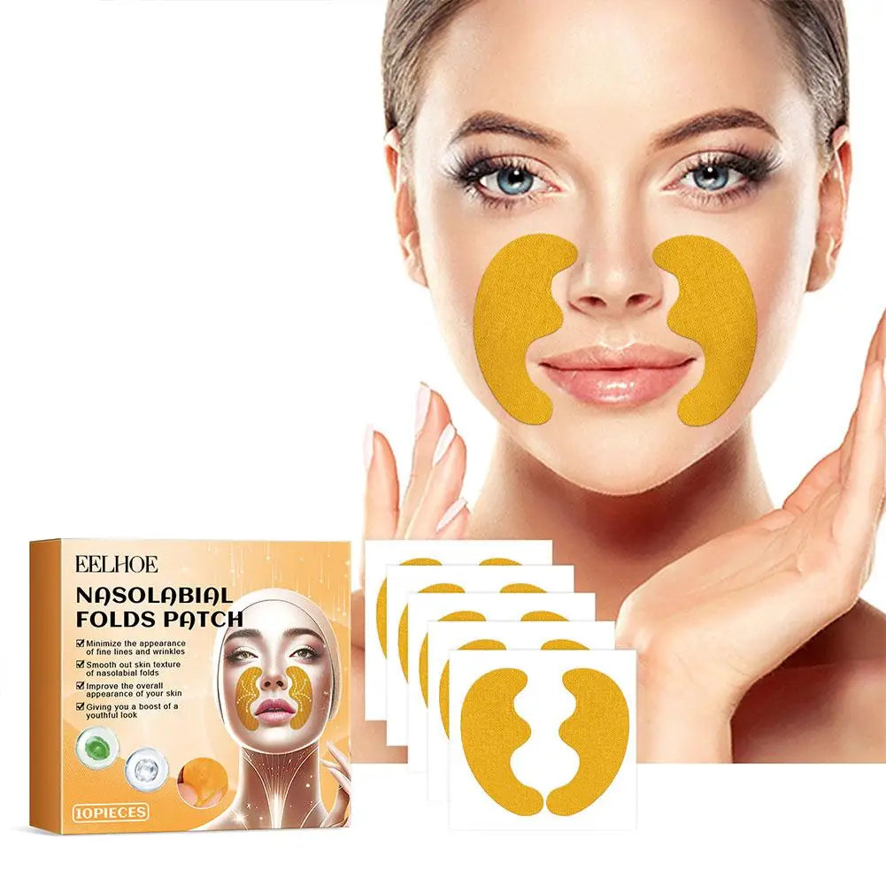 10-Pack Anti-Wrinkle Collagen Firming Patches | Forehead & Eye