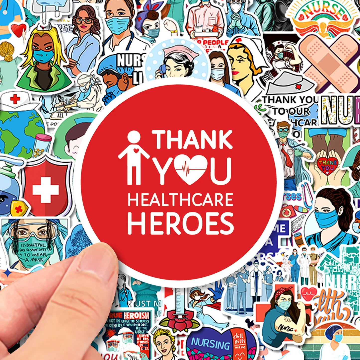 Nurse Stickers Waterproof Decals Nurses Week Medical Themed DIY