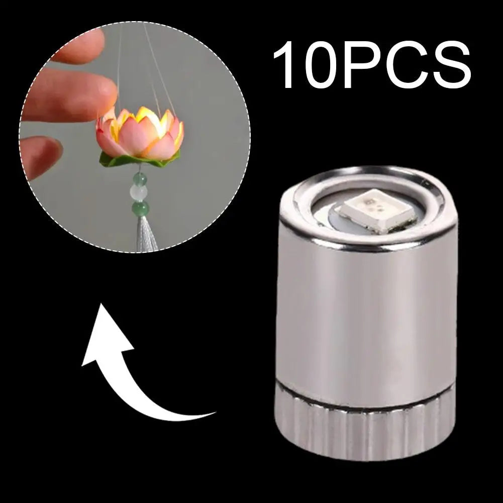 10-Pack Miniature LED Lights for Dollhouse & DIY Crafts Miniature Craft Lights Peaceful Pleasures Health and Wellness