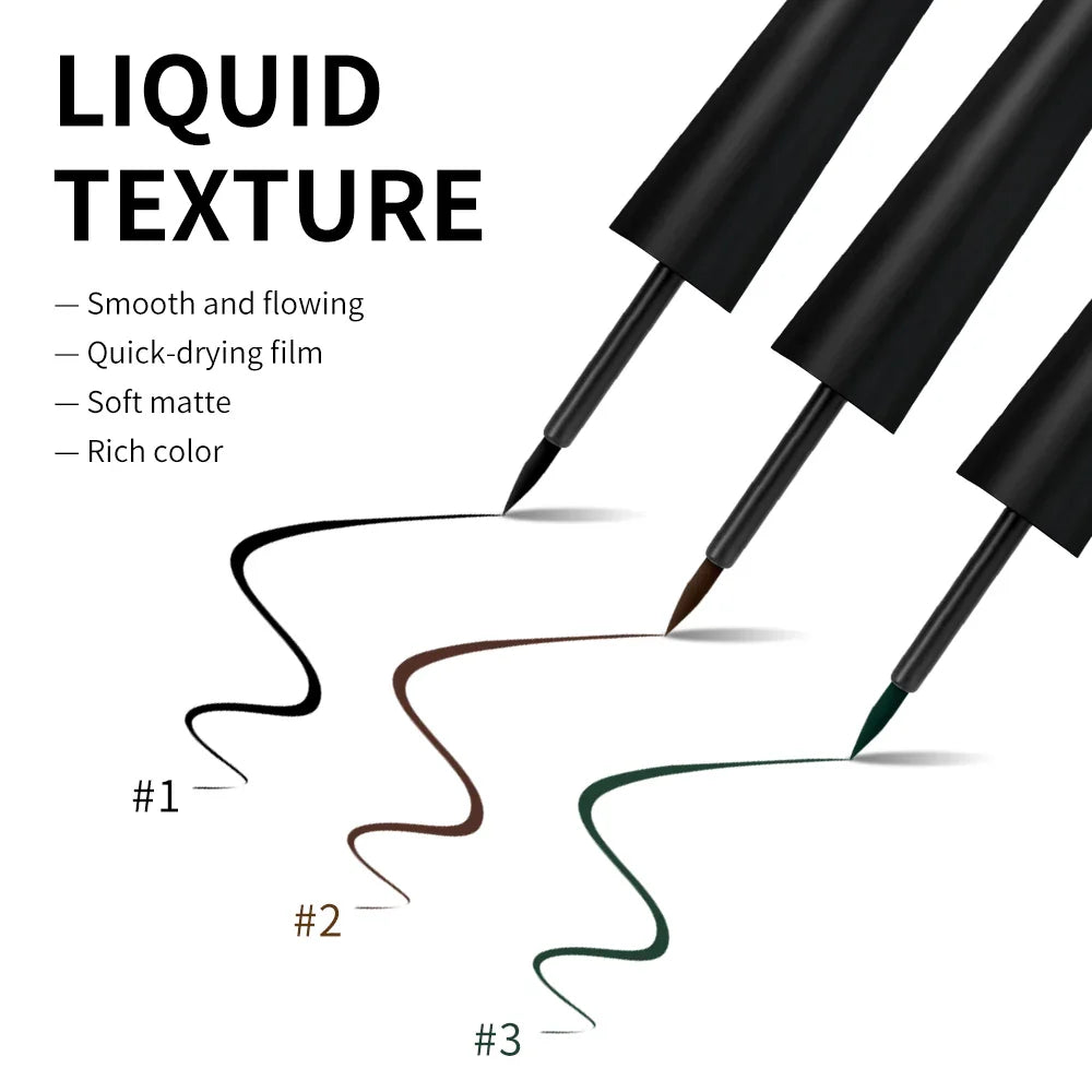 ibcccndc Matte Liquid Eyeliner – 17H Waterproof Vegan Formula