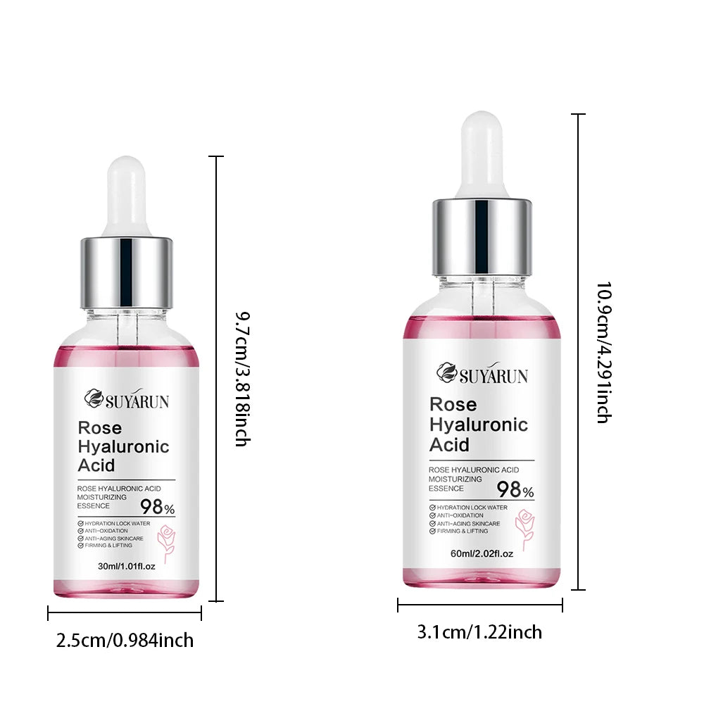 SUYARUN Professional Anti-Aging Rose Serum Essence for Face, Brightening & Even Skin Tone, Organic Rose Extracts. Peaceful Pleasures Health and Wellness