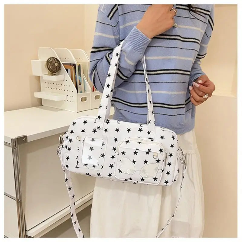 Women's Large Capacity PU Leather Crossbody Shoulder Bag