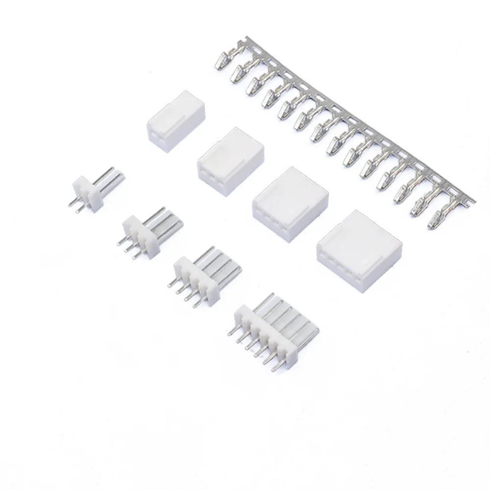 10Sets KF2510 Connector 2.54mm Straight / Curved Pin Header 2/3/4/5/6/7/8/9/10P ( Plug Male + Female + Terminal ) Kit Peaceful Pleasures Health and Wellness Straight pin kits 2P