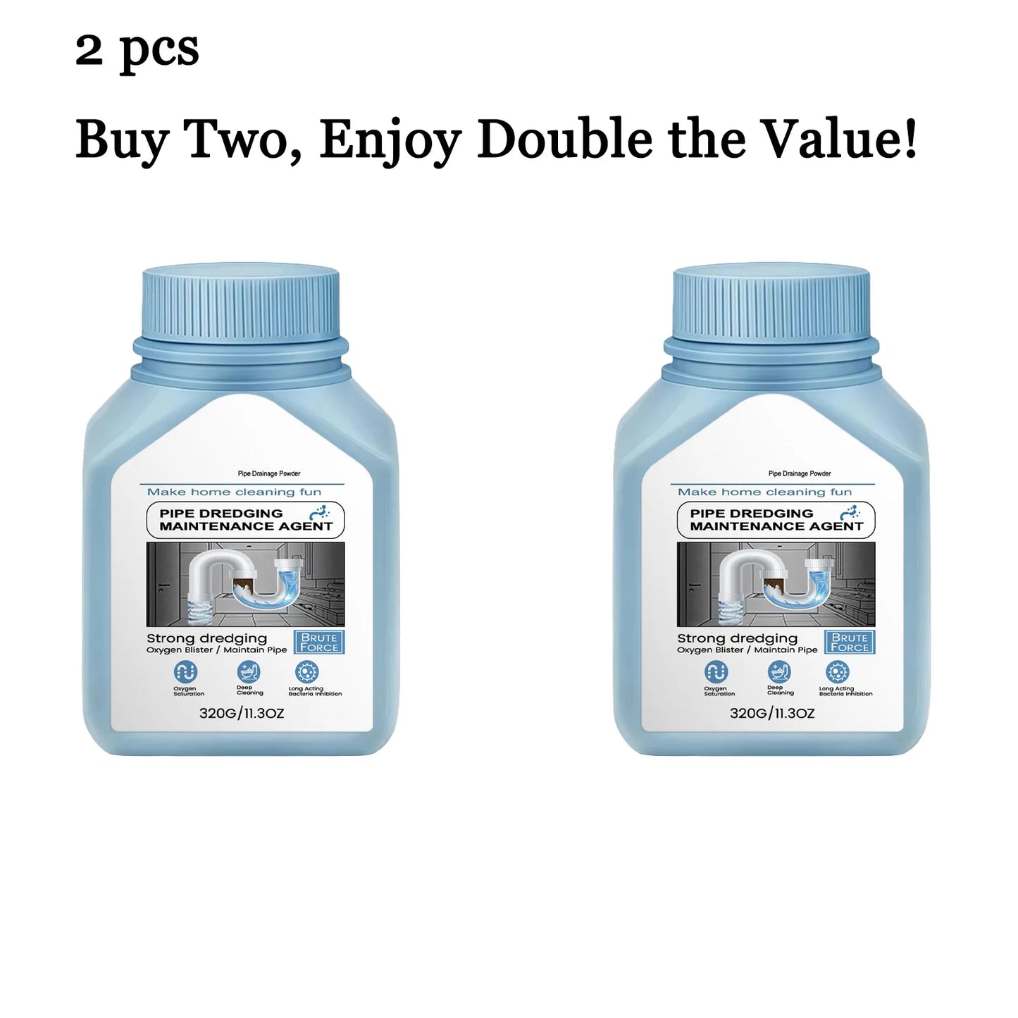 Jaysuing 320g Liquid Drain Cleaner – Pipe Dredging & Degreaser