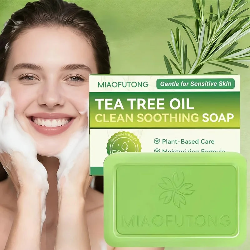 Tea Tree Essential Oil Handmade Soap – Face & Body Bar