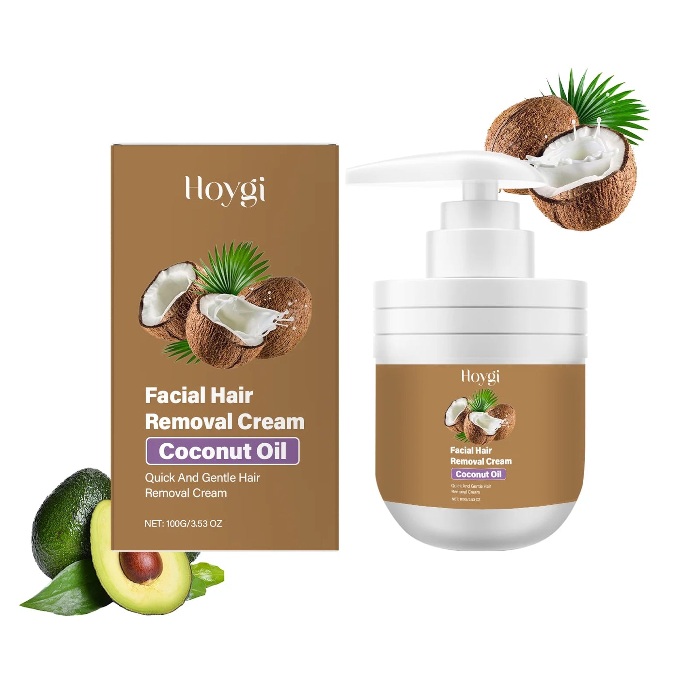 Coconut Hair Removal Cream – Painless, Soothing & No Irritation
