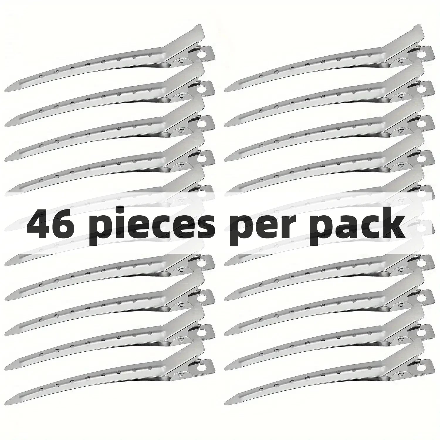 Metal Duckbill Hair Clips – Set of 20 Alligator Style Clips Hair Accessories Peaceful Pleasures Health and Wellness