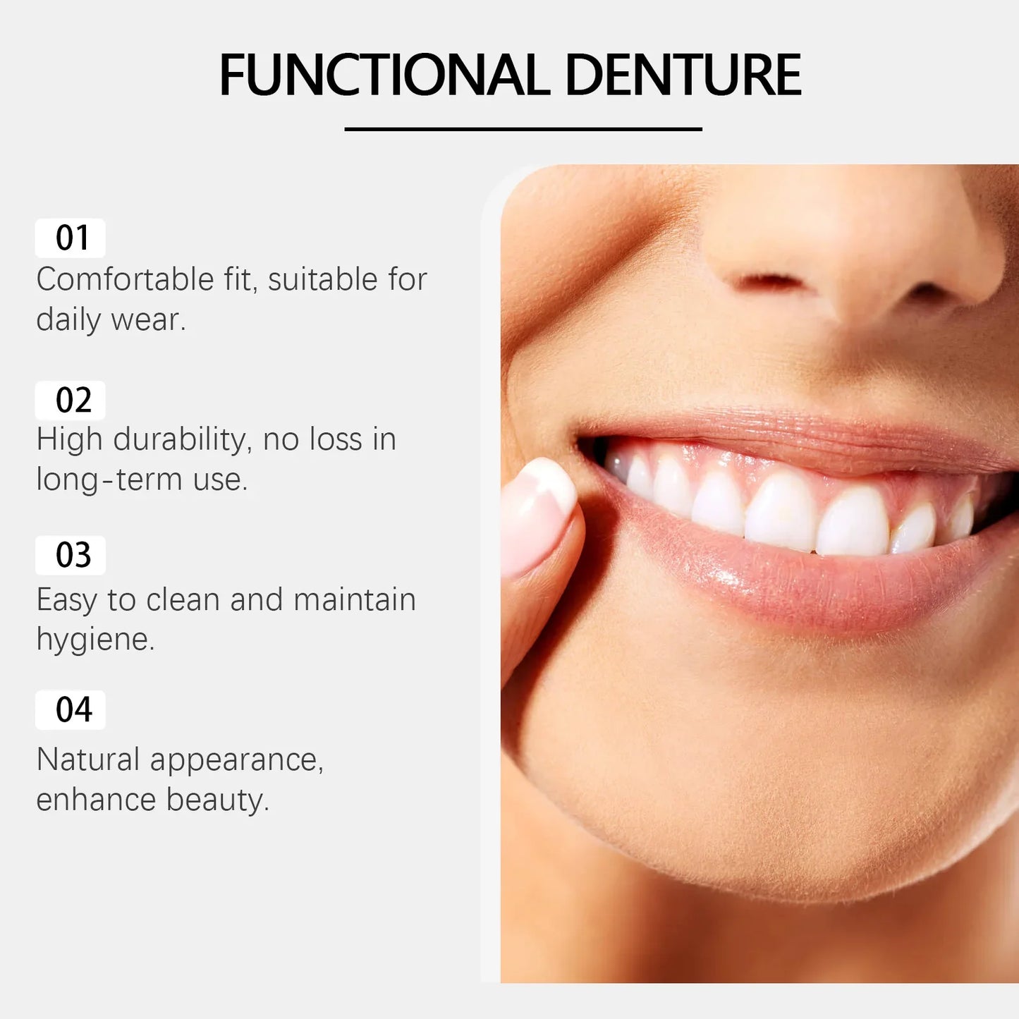 Denture Decoration Set – Natural Fit & Smile Enhancement