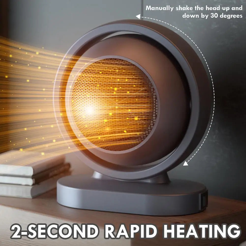 USA European Standard 220V Portable Small Desktop Mini Heater Household Energy-saving Intelligent Heating Grilling Stove Heater Peaceful Pleasures Health and Wellness