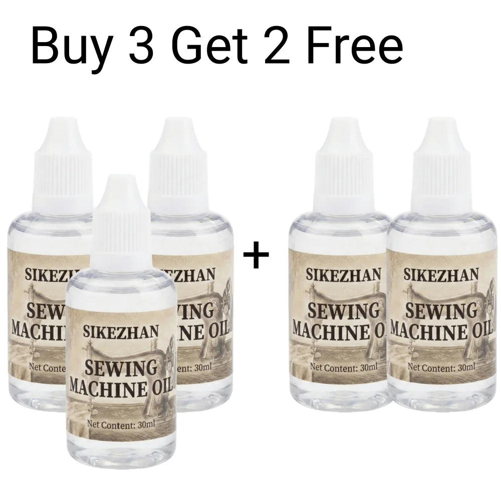 Universal Sewing Machine Oil High-Temp Lubricant for Door Hinges, Locks, Garage & Fans - Anti-Rust Household Maintenance Lube Peaceful Pleasures Health and Wellness 5PCS