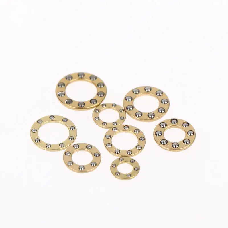 New 10Pcs Mini Plane Axial Bearing Ceramic Steel Ball Thrust Copper Support Folding Knife Opening Closing Accessories Peaceful Pleasures Health and Wellness