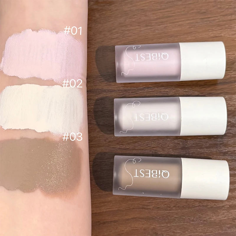 QIBEST Liquid Blush Contour Highlighter Multi-purpose Cream Matte Blusher Cheek Tint Face Contouring Waterproof Lasting Makeup Peaceful Pleasures Health and Wellness
