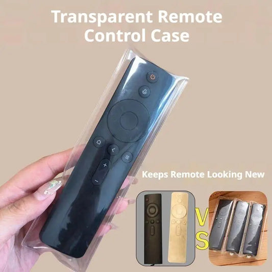 5/10Pcs Remote Control Protective Cases Transparent PU Storage Bag Dust-proof Cover TV Air Conditioner Remote Control Protector Peaceful Pleasures Health and Wellness