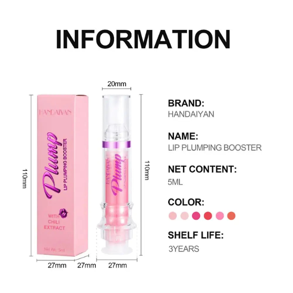 Original Brand Fade Lip Lines Lip Plumping Booster Moisturizing Plumping Lip Gloss Waterproof Lasting Smooth Non-sticky Lip Blam Peaceful Pleasures Health and Wellness
