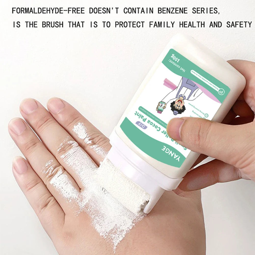 Touch-Up Paint For Walls High Coverage Wall Renovation White Paint For Wall Graffitis Dirty Cover Repair Paint For DIY Graffitis Peaceful Pleasures Health and Wellness