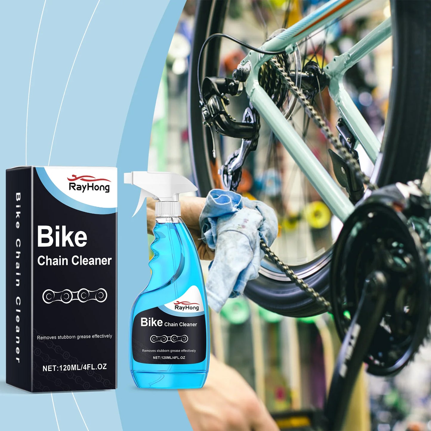 RayHong 120ml Anti-Rust Spray – Bike Chain & Car Rust Remover