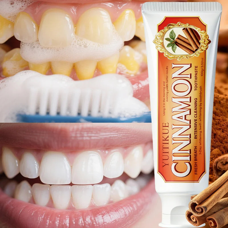 Cinnamon Toothpaste – Gum Protection & Fresh Breath | 100g Natural Toothpaste Peaceful Pleasures Health and Wellness