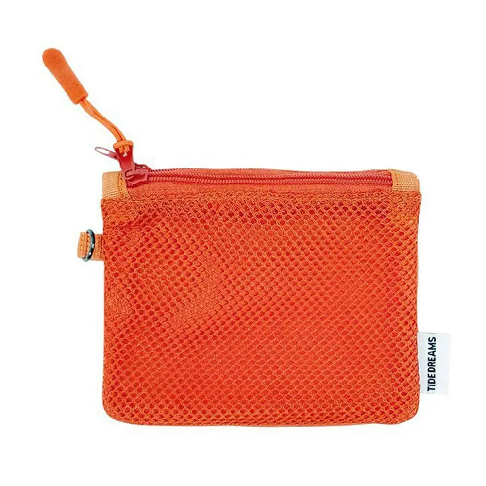 Dual-Layer Mesh Travel Makeup Bag – Mini Zipper Organizer