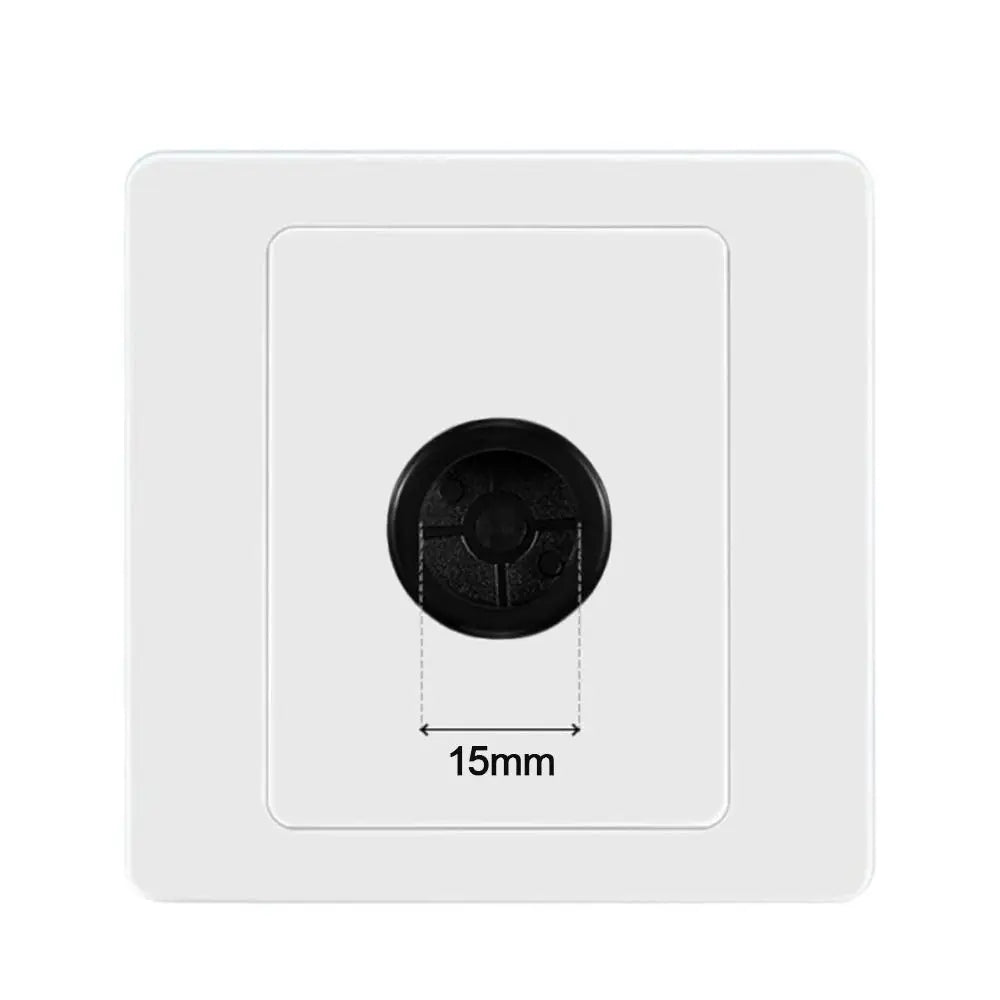 86-Type Wall Blank Panel with Rubber Pad & Cable Outlet Hole