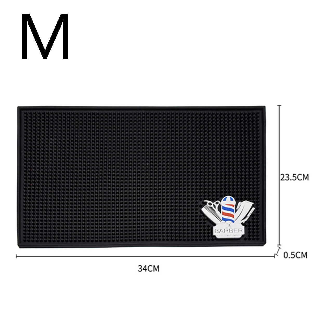 Barbershop Silicone Non-slip Station Mat Hairdressing Scissor Tool Storage Display Pad Professional Salon Bar Accessory Supplies Peaceful Pleasures Health and Wellness M