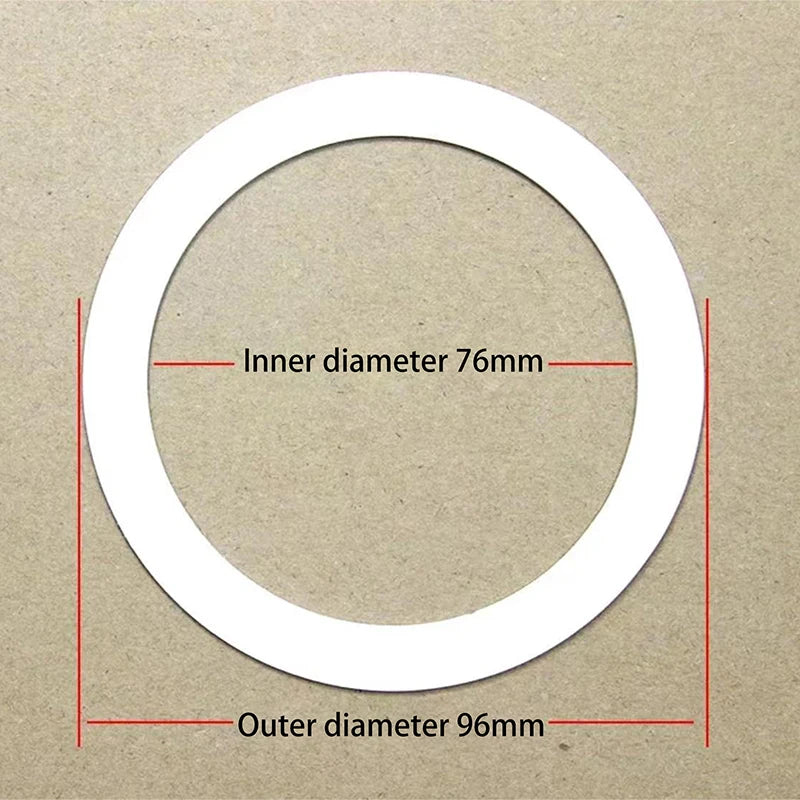 LED Spotlight Downlight O Rings White Lampshade Ring Adapter Concealed Spacers Shims Washer Light Stand Extension Gasket Peaceful Pleasures Health and Wellness A3