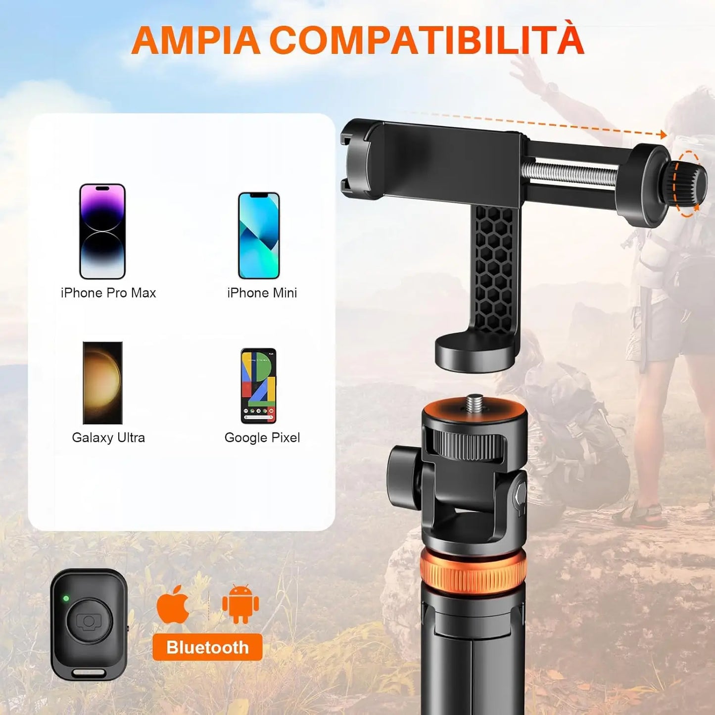 Portable Selfie Stick Cell Phone Tripod 62 Inch/157CM Extendable IPhone Tripod Mobile Tripod Stand for Travel/Vlogging/Filming Peaceful Pleasures Health and Wellness