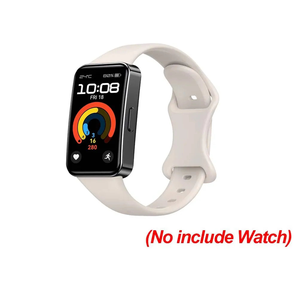 Silicone Sport Strap Replacement for Huawei Band 8 & 9 Peaceful Pleasures Health and Wellness Starlight For Huawei Band 9