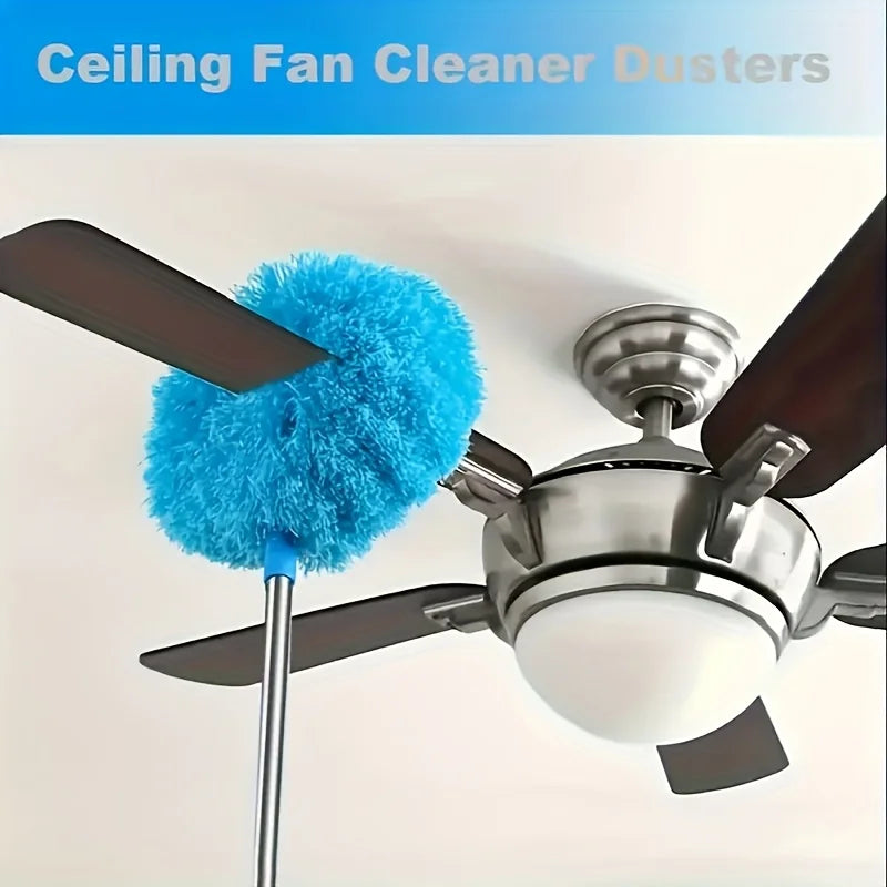 Extendable Feather Duster – Anti-Static Ceiling Fan Cleaner