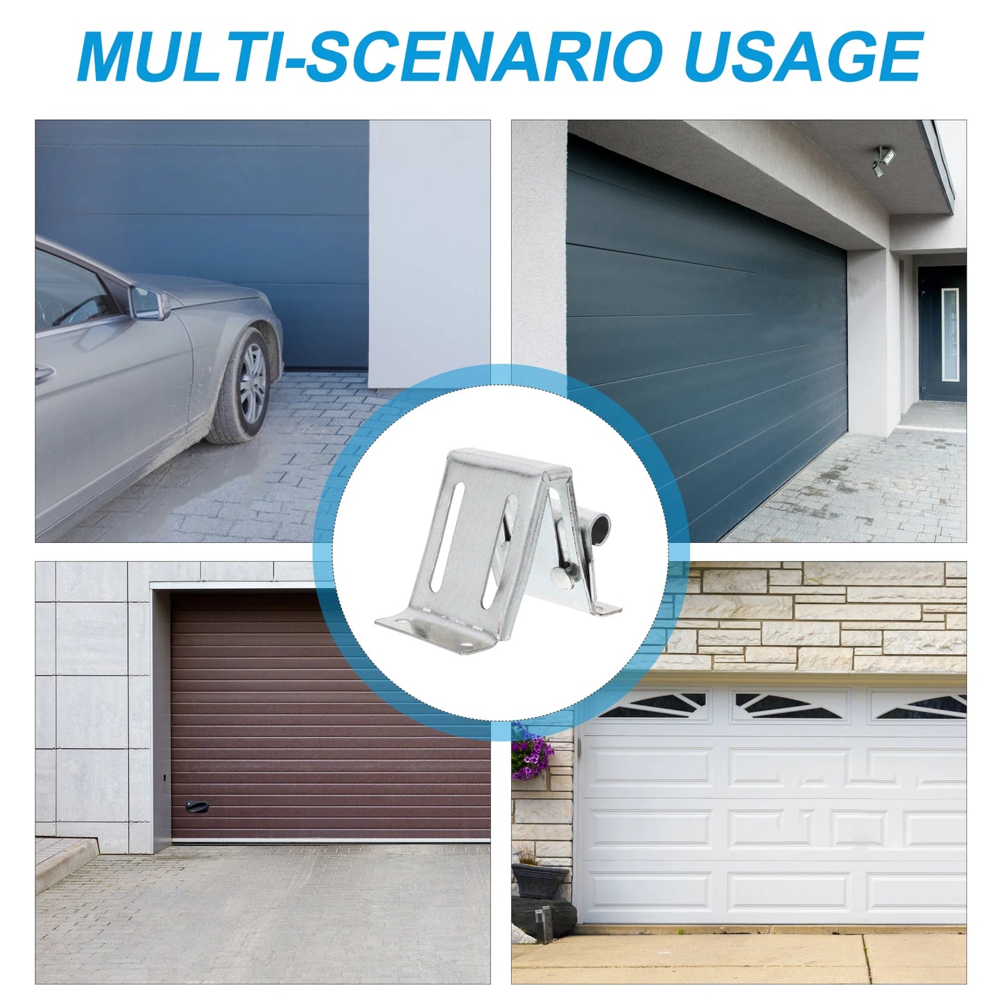 Garage Door Hinge Parts Hardware Iron Roller Brackets for Residential Doors Heavy Duty Reliable Longer Service Suitable Most Peaceful Pleasures Health and Wellness