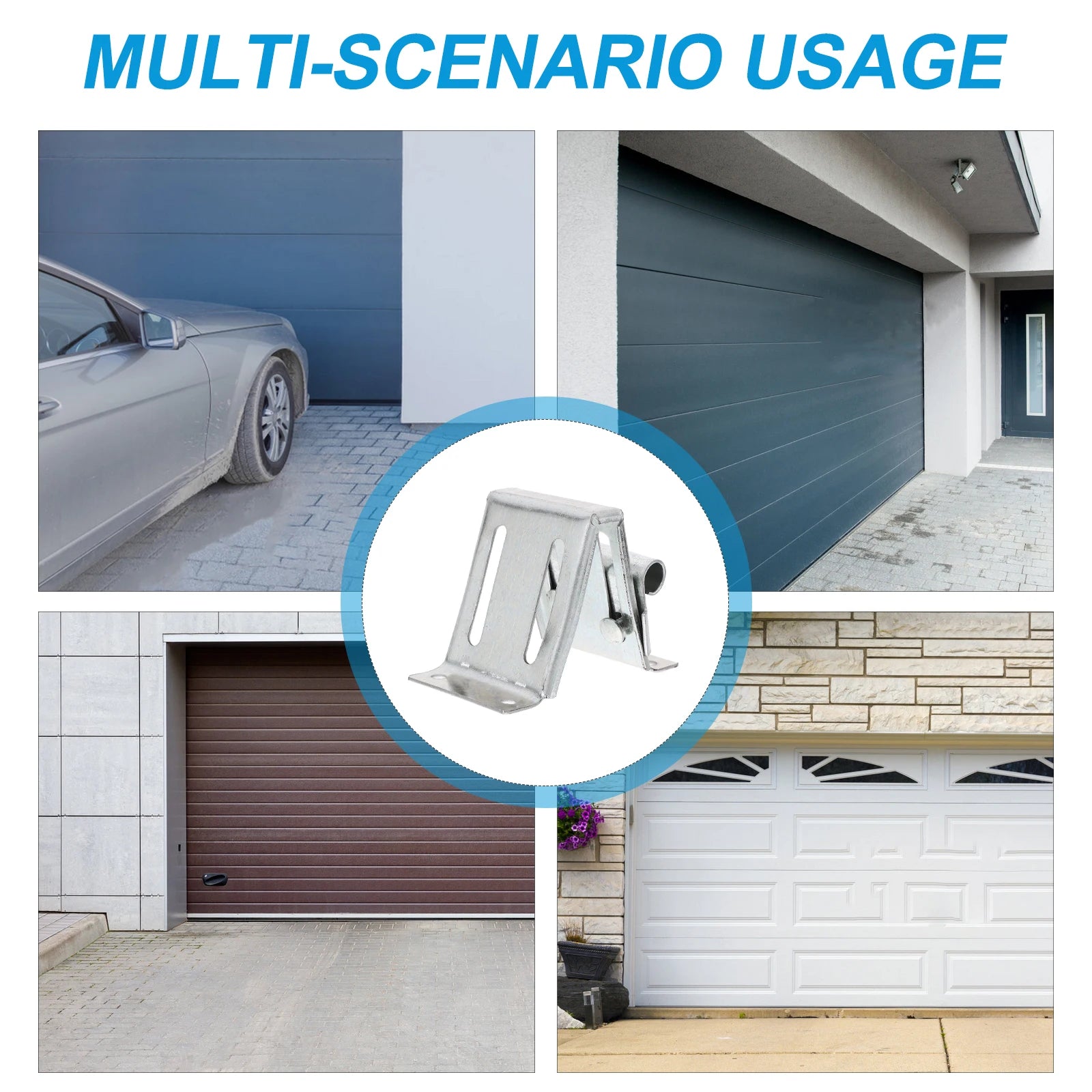 Garage Door Hinge Parts Hardware Iron Roller Brackets for Residential Doors Heavy Duty Reliable Longer Service Suitable Most Peaceful Pleasures Health and Wellness