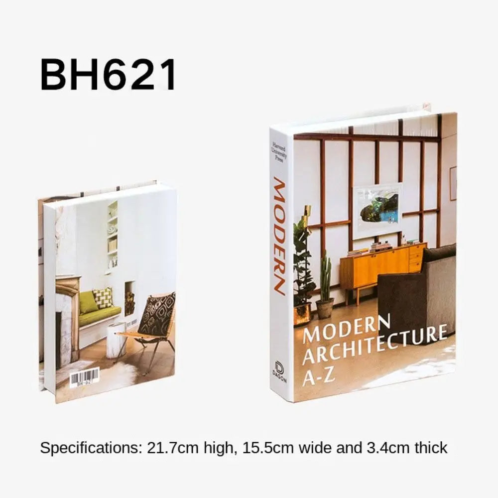 Fashion Fake Books Ornament Simple Shooting Props Decorative Imitation Book Coffee Table Decoration Home Decor Peaceful Pleasures Health and Wellness BH-621