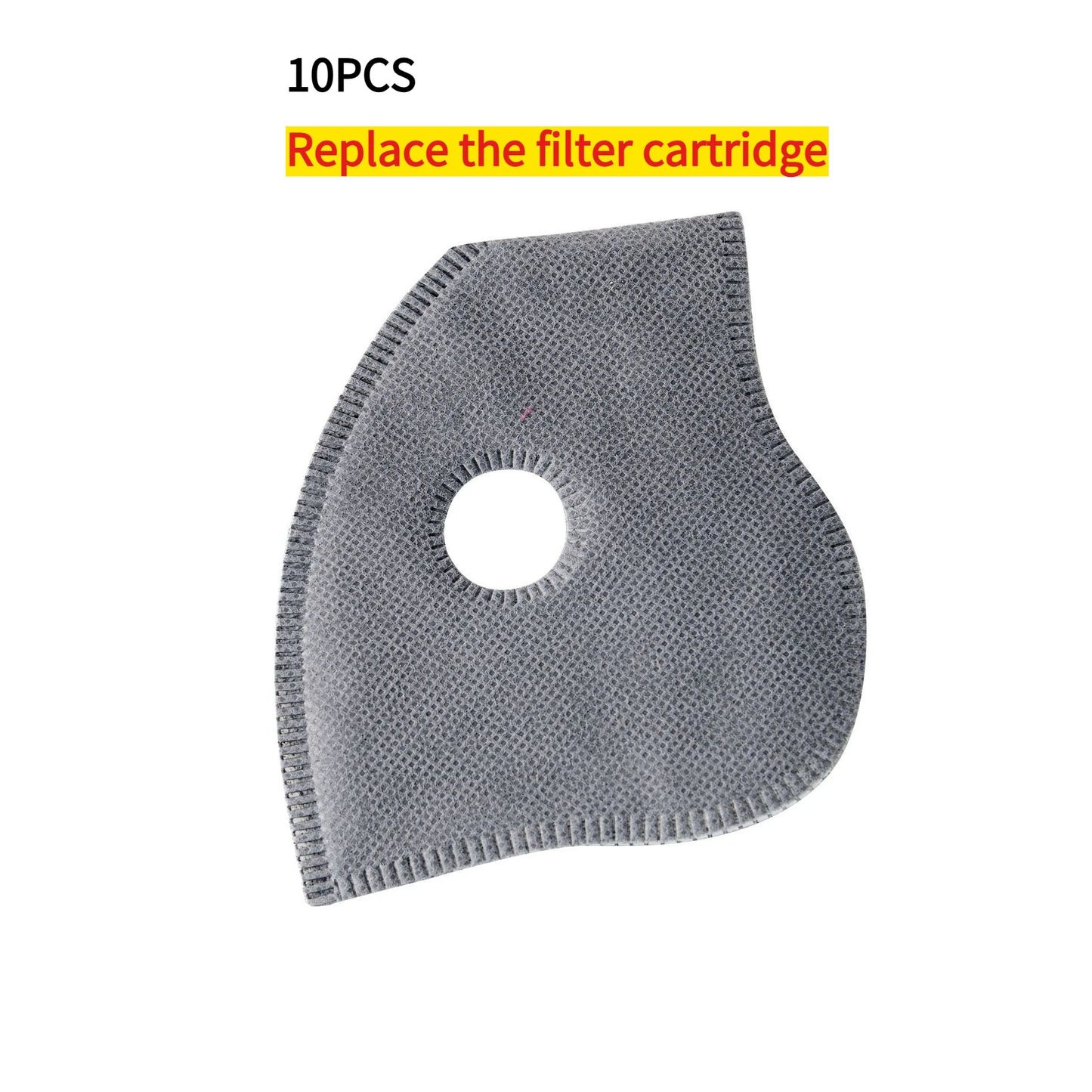 New Cycling Face Mask with Filter Goggles Dust Mask Sport Washable Reusable Facemask for men Bandana Actived Carbon Filters Peaceful Pleasures Health and Wellness filter 10PCS