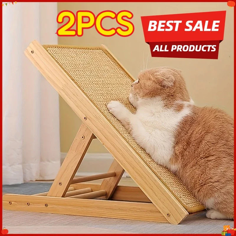 2-Pack Sisal Cat Scratching Board – Sofa-Safe & No Mess