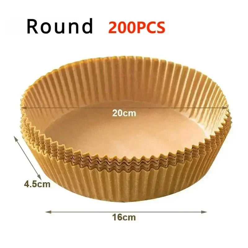 Disposable Air Fryer Parchment Liners – Non-Stick Baking Mats