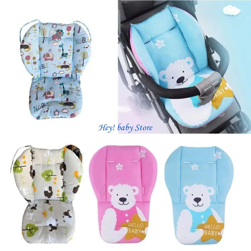 Infant Stroller Seat Cushion Liner – Soft Baby Mat & Pad