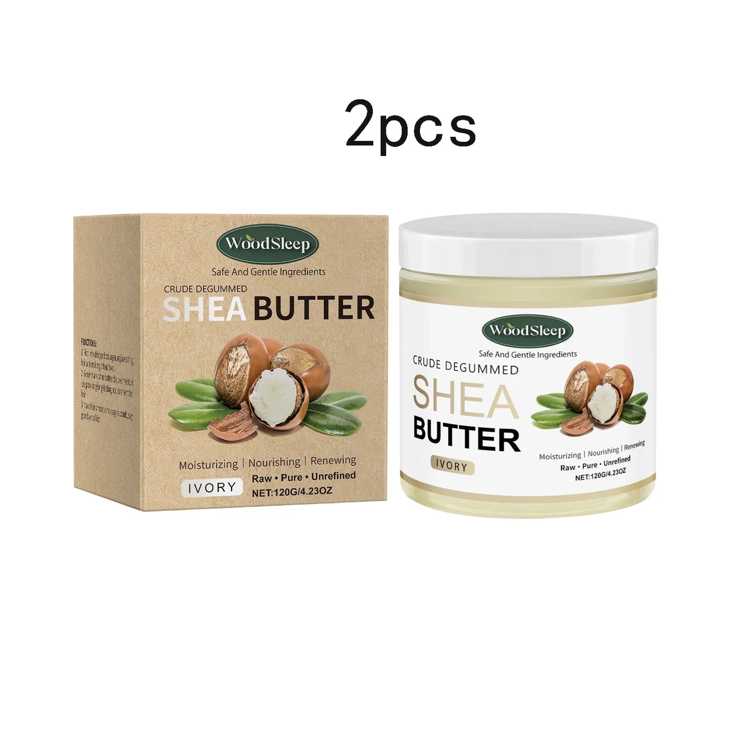 WOODSLEEP Shea Butter Body Cream – 48Hr Deep Hydration