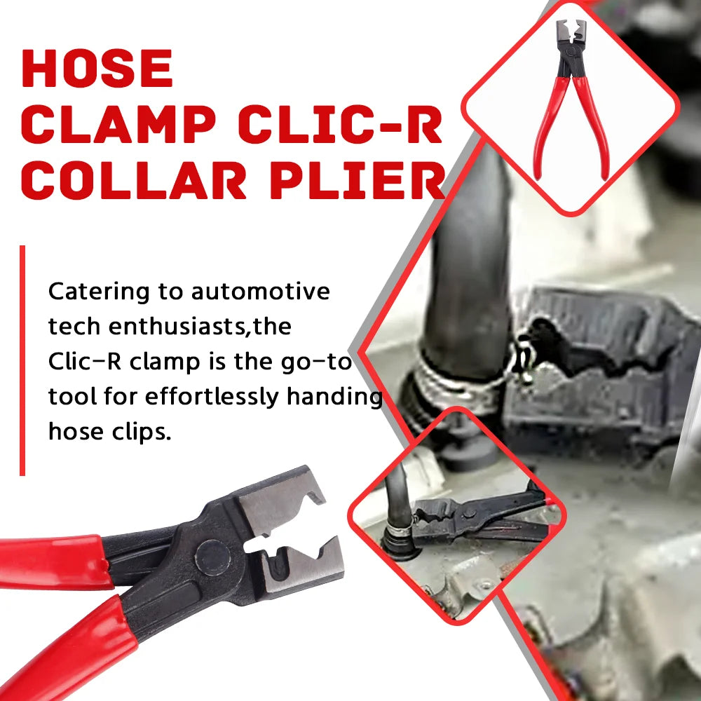 4PCS Hose Clamp Pliers Set Car Oil Fuel Pipe Separation Filter Clamp Pliers Professional Labor-Saving Auto Repair Hand Tools Peaceful Pleasures Health and Wellness