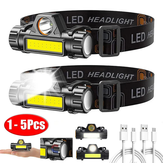Rechargeable COB LED Headlamp – Magnetic, Waterproof, 300 Lumen LED Headlamp Oasis Select