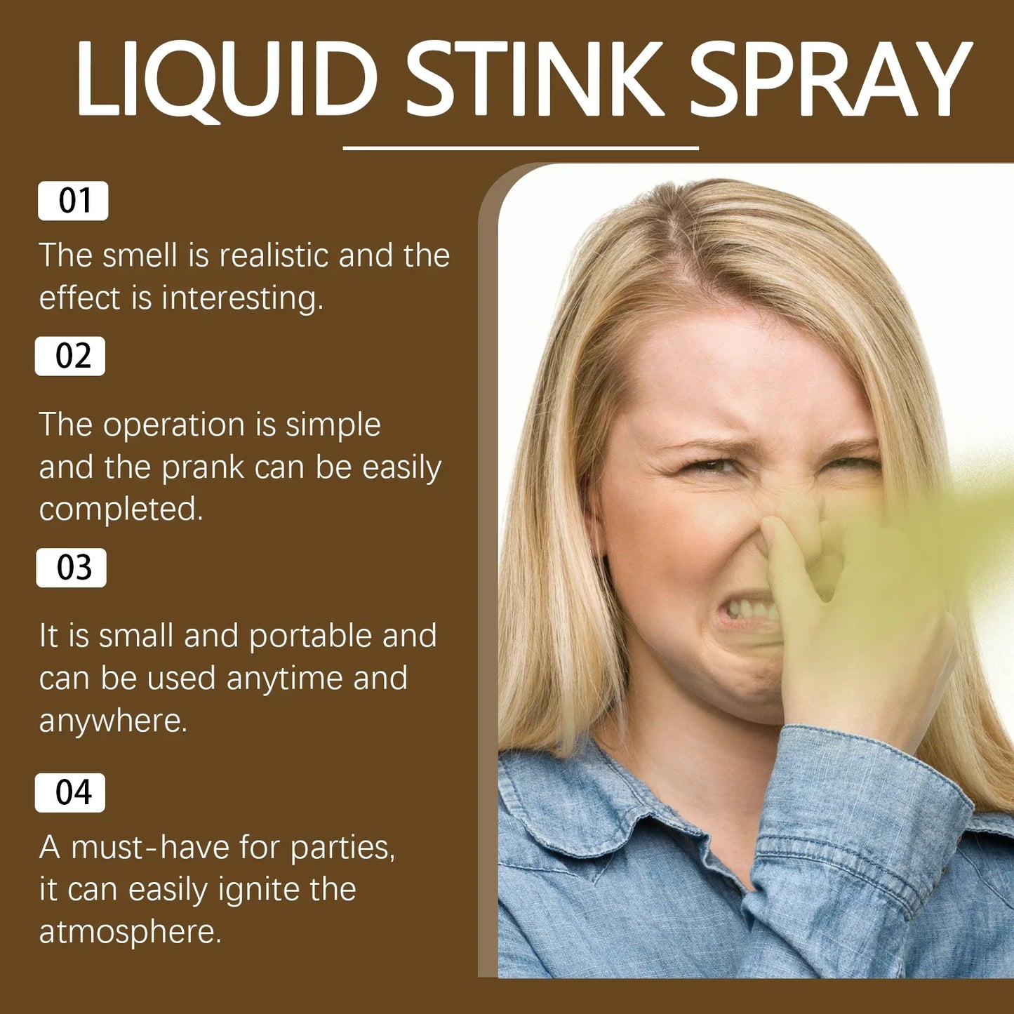 Fart Stink Spray Prank Gag Gift – 50ml Novelty Joke