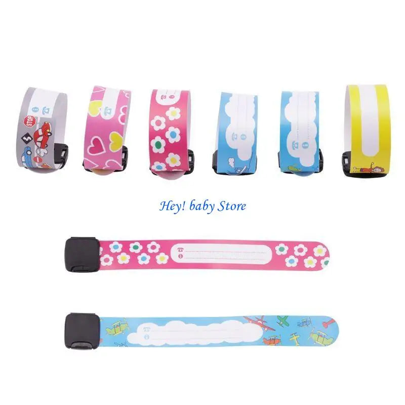 Kids Anti-Lost ID Wristbands – 8 Pack Safety Bracelets