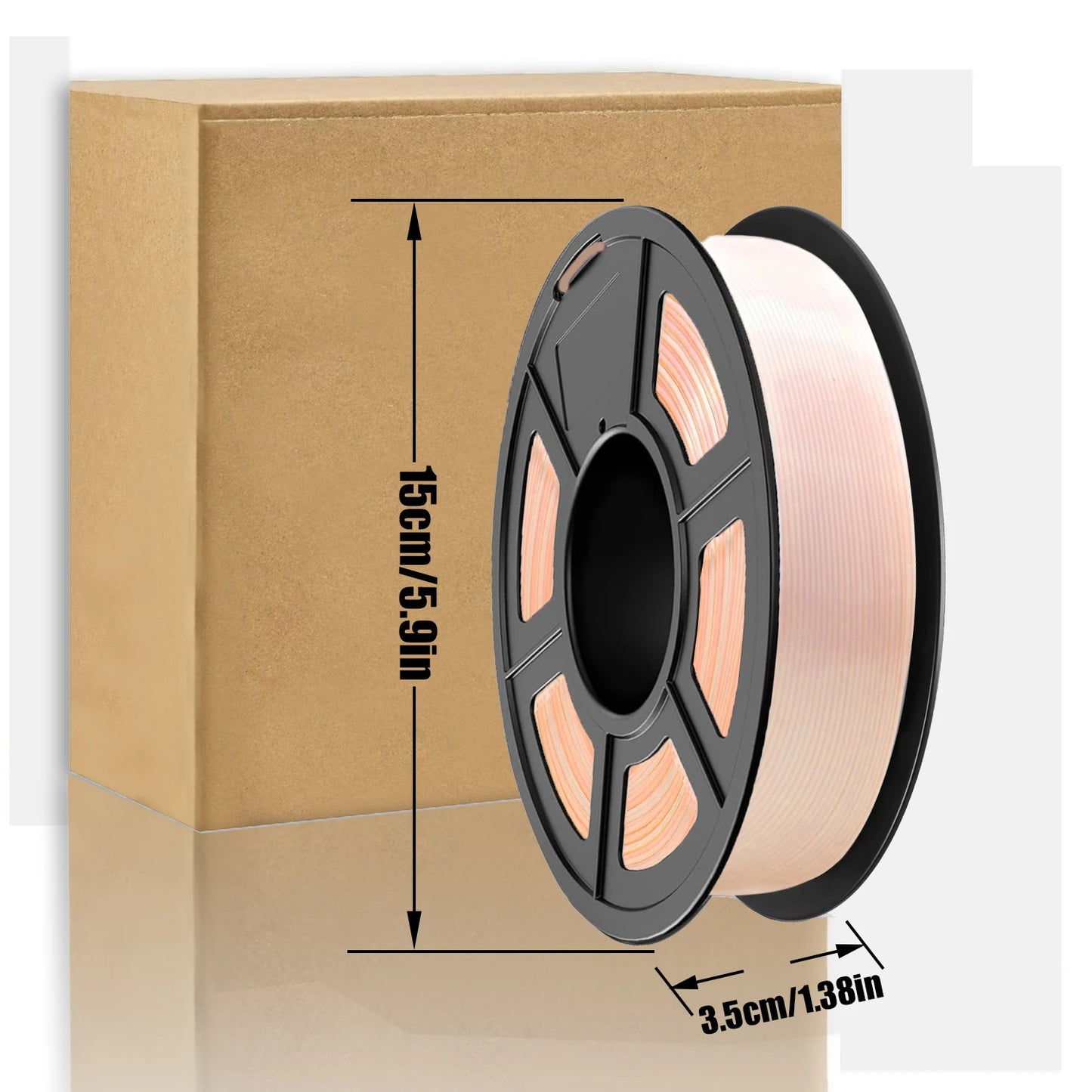 DINGSUN 3D 1.75mm Gradient Silk PLA Filament ±0.02mm | 200g–1kg