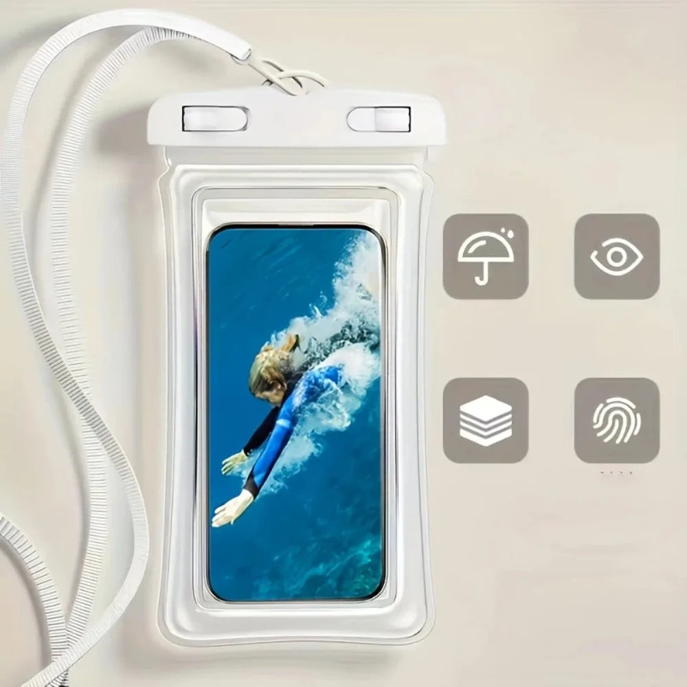 Waterproof Phone Pouch Touchscreen Dry Bag | Swimming
