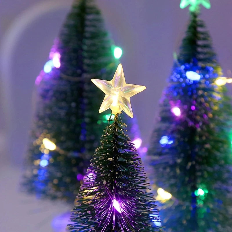 Colorful LED Pine Tree Night Light | Holiday Bedroom Decor